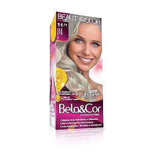 Coloração KIt Bela&Cor - 11.11 Louro Claríssimo Especial Platinado