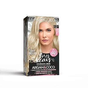 Coloração Kit BEAUTYCOLOR - 12.1 Louro Muito Claro Cinza Especial