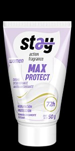 Creme Desodorante Antitranspirante Stay Max Protect Women 50gr