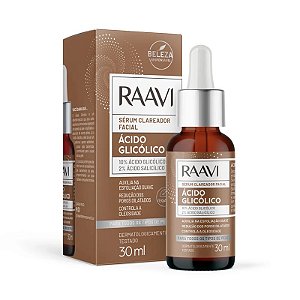 Sérum Facial Clareador Ácido Glicólico Raavi 30ml
