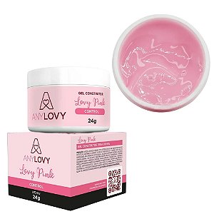 Gel Construtor Anylovy Control Lovy Pink 24g
