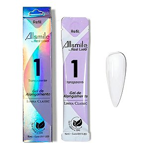Gel de Modelagem Refil Allsmile by Real Love Classic UV LED 15ml