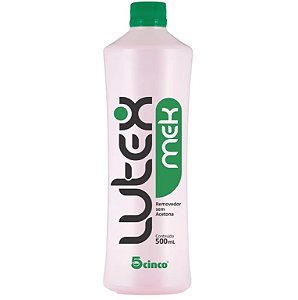 Lutex Mek Removedor de Esmalte Sem Acetona 5cinco 500ml