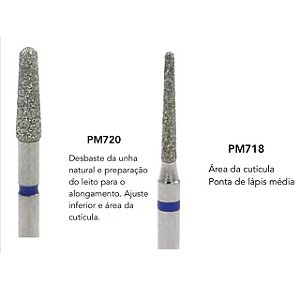 Broca Diamantada Cônicas Profissional 718 e 720