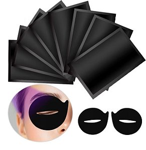 Pads Preto Extensão Cílios UV Led 10 unidades