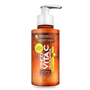 Sabonete Facial Vitamina C, Niacinamida e Zinco Dermacream 500ml