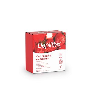 Cera Quente Depilatória Depilflax Morango 500gr