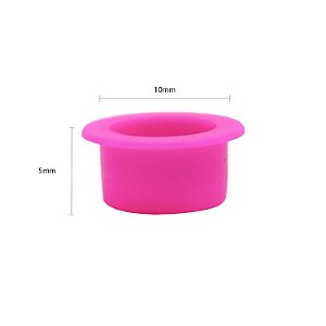 Batoque Plástico Rosa 5mm Gr Colors 50 Unidades