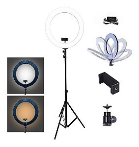 Luminária Ring Light 448 Leds 18" MLG-048A