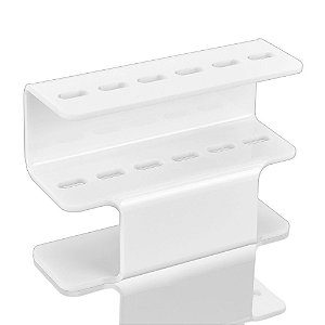 Suporte Acrílico Branco para Pinças