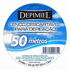 Lenço Descartável para Depilação Depimiel 50 Metros
