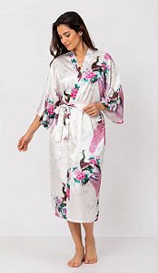 Robe Médio Branco Pavão