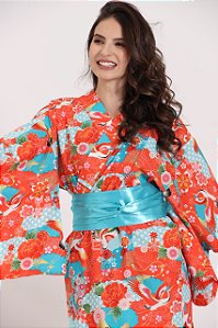 KIMONO LONGO ORANGE