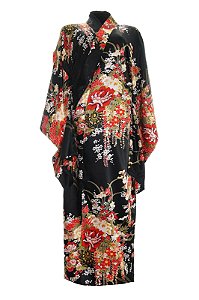 Kimono Longo Mika Preto