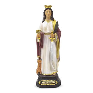 Imagem Santa Bárbara Importada Resina 20 cm