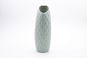 Vaso Decorativo Verde Plastico 20 cm
