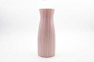 Vaso Decorativo Rosa Plastico 23 cm