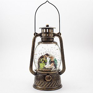 Lanterna Sagrada Familia Importada Plastico 20 cm