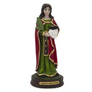 Imagem Santa Apolônia Resina 15 cm