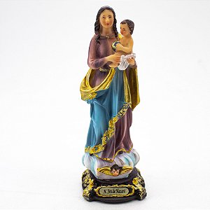 Imagem Nossa Senhora de Nazaré Importada Resina 14 cm
