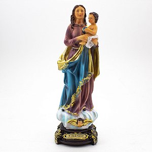 Imagem Nossa Senhora de Nazaré Importada Resina 20 cm