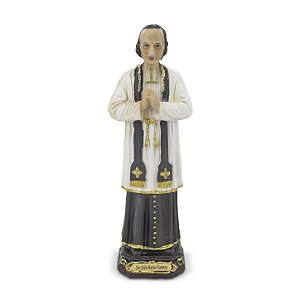 Imagem São João Maria Vianney Importada Resina 22 cm
