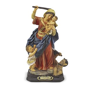 Imagem Nossa Senhora da Defesa Importada Resina 21 cm
