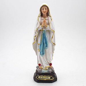 Imagem Nossa Senhora de Lourdes Importada Resina 20 cm