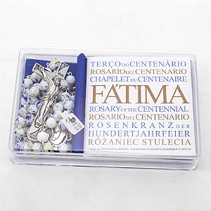 Terço Nossa Senhora de Fatima Centenário Importado 8 mm
