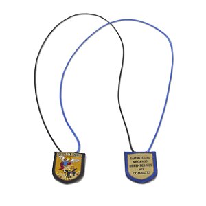 Escapulario Tecido São Miguel com folheto