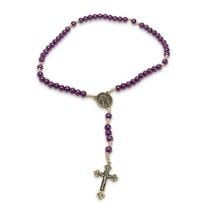 Terço Nossa Senhora Aparecida Marsala Perola 10mm