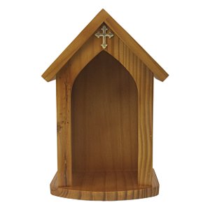 Capelinha de Madeira Importada 34 cm