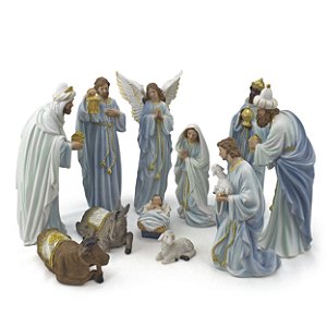 Presépio Importado Resina 11 Peças 30 cm