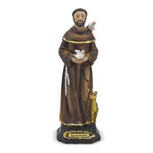 Imagem São Francisco Importada Resina 19 cm