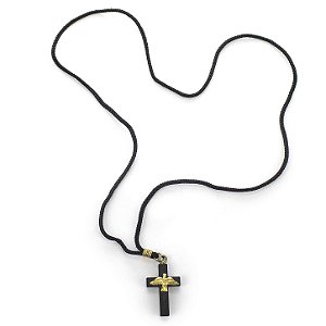 Colar Cruz Espirito Santo Madeira