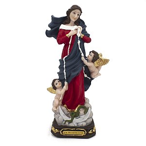 Imagem Nossa Senhora Desatadora dos Nós Resina 20 cm