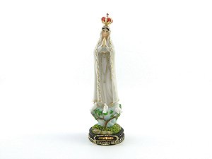 Imagem Nossa Senhora de Fatima Resina 33 cm