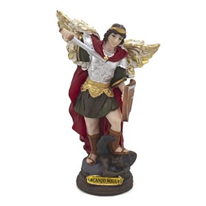 Imagem São Miguel Arcanjo Resina 15 cm