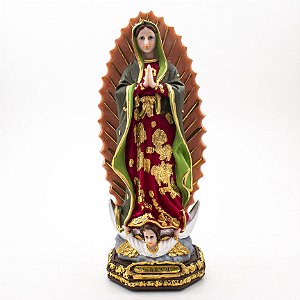 Imagem Nossa Senhora de Guadalupe Resina 22 cm