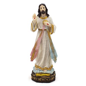 Imagem Jesus Misericordioso Resina 20 cm