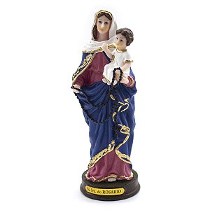 Imagem Nossa Senhora do Rosário Resina 15 cm