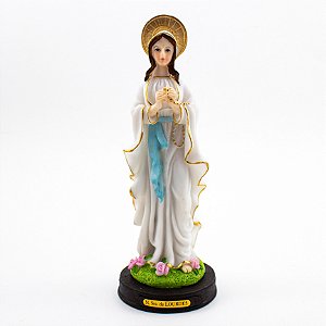 Imagem Nossa Senhora de Lourdes Resina 22 cm