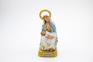 Imagem Nossa Senhora da Divina Providencia Importada Resina 12,5 cm