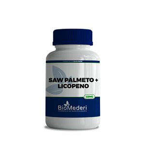 Saw palmeto 110mg + Licopeno 9mg (90 cápsulas)