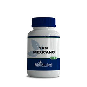 Yam Mexicano 500mg (60 cápsulas) - Bio Mederi