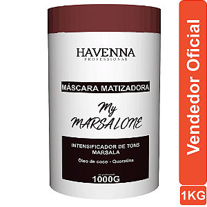 Mascara Matizadora Para Cabelos Marsala Marsalone 1kg