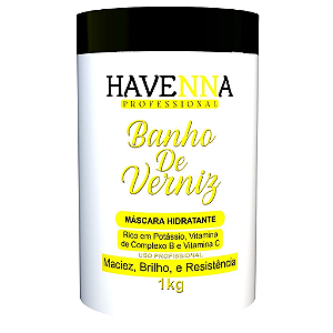 Mascara de hidratação Banho de Verniz 1kg Havenna Profissional
