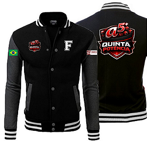 Jaqueta College Americana Personalizada A 5a+ Potência - Unissex