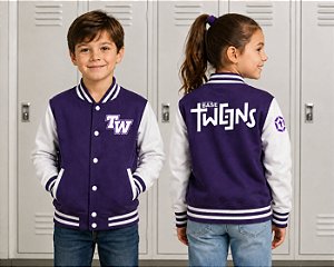 Jaqueta College Americana Personalizada Base Teens - Unissex