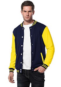 Jaqueta College Americana Blue Yellow Lisa
